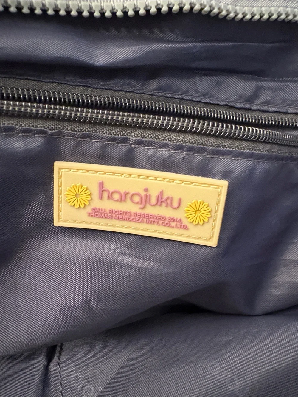 Harajuku Lovers Black Nylon shoulder Tote with Wide canvas Straps